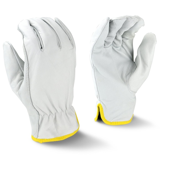 Radians Leather Drivers Gloves, Goatskin Leather, Beige, M 1 PR - RWG4710M
