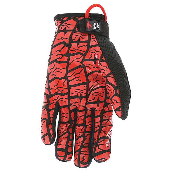 Mcr Safety Impact Resistant Glove, L, Full Finger, PR - PD1902L