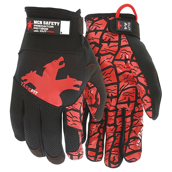 Mcr Safety Impact Resistant Glove, L, Full Finger, PR - PD1902L
