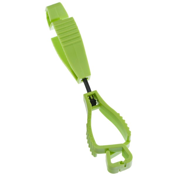 Glove Guard 1950 Dual Large End clip, Lime Green - 1950LG