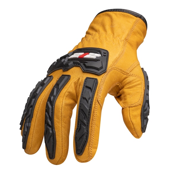 212 Performance Cut Resistant Impact Driver Gloves, Buffalo Leather, Adjustable Elastic, Reinforced Thumb, L 1 PR - IMPLDC5-90-010