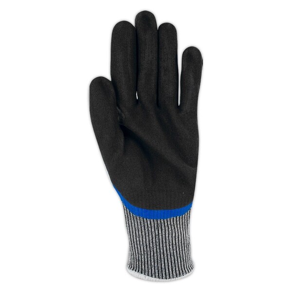 Magid Coated Gloves, 3/4, 4 Abrasion Level, Gray, , 10 1 PR - GPD49510