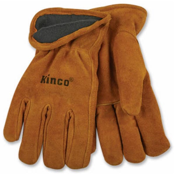 Kinco 50RL XL Men Lined Full Suede Cowhide Leather Glove - Extra Large - KI573776
