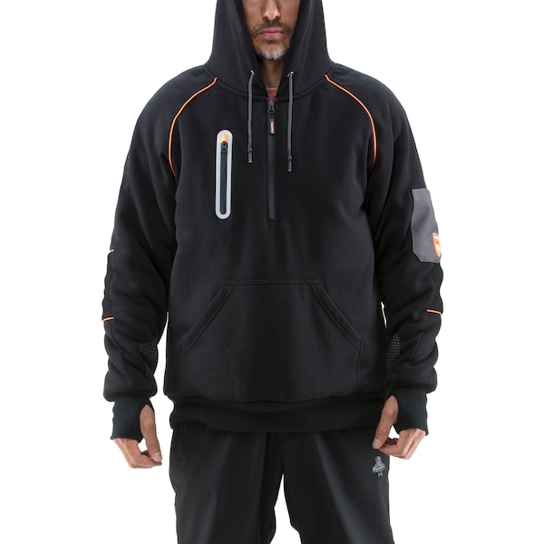 Refrigiwear Polarforce Sweatshirt Black Med - 8440RBLKMED