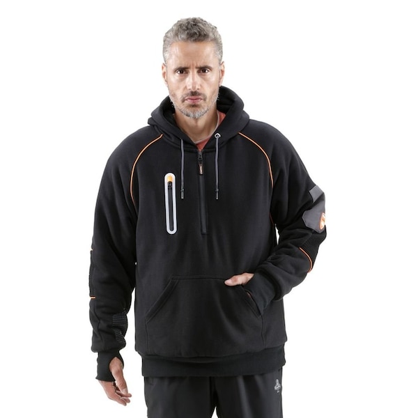 Refrigiwear Polarforce Sweatshirt Black Med - 8440RBLKMED