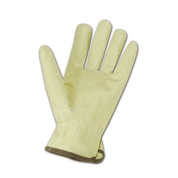 Magid Leather Drivers Gloves, Slip On Cuff, Keystone Thumb Thumb, Tan, 2XL 12 PK - B741EXXL