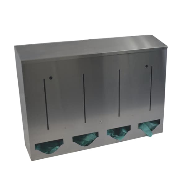 Omnimed Bulk PPE Dispensers; Holds Gloves, Masks, Gowns, Quad (24"WX17"HX5.75"D) - 307024