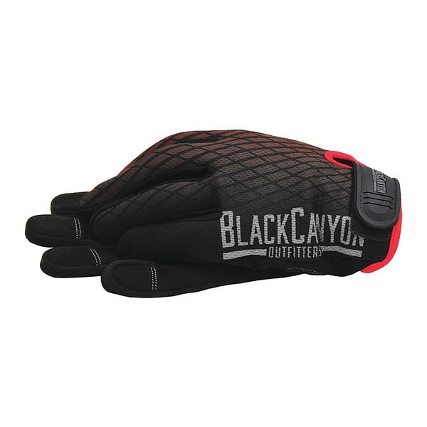 Blackcanyon Outfitters Gloves, Synthetc Leather Palm, Hi Dxtrty, L - BHG622L