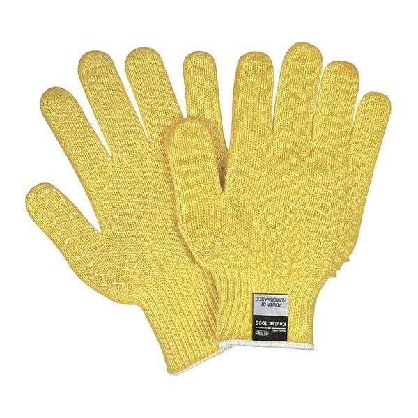 Mcr Safety Cut Resistant Coated Gloves, Cut Level A3 , PVC , Fish Net , M 12 PK - 9370HM