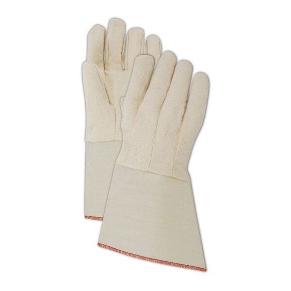 Magid MultiMaster 10 oz Canvas Gloves with PE Gauntlet Cuff, 12PK - T10DG