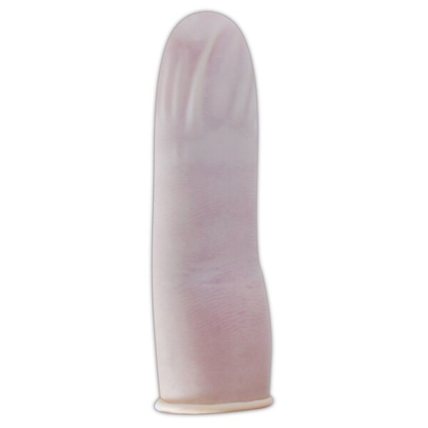 Magid Disposable Gloves, Latex, 4 mil Thickness, White, M, 144 PK - T9775-M