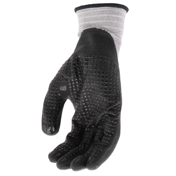 Boss Boss Unisex Indoor/Outdoor Tactile Grip Gloves Black/Gray XL 1 pair - B31181-XL