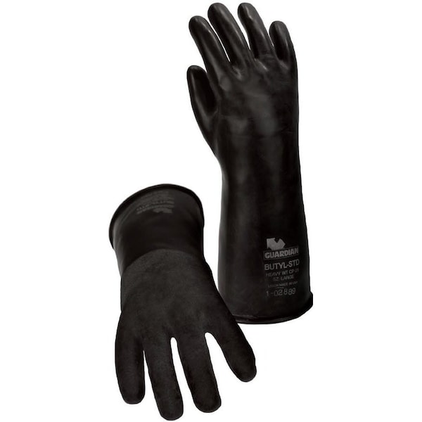 Guardian Mfg CP7 14 Chemical Resistant Smooth Finish Butyl Gloves - 50704