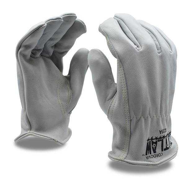 Cordova Driver, Cowhide Outlaw, Premium, Grain Gloves, M, 12PK - 8235AM
