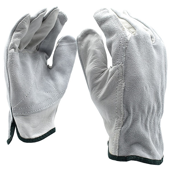 Cordova Leather Drivers Gloves, Split Grain Cowhide, Shirred Elastic Back, Wing Thumb, 2XL 12 PK - 8261XXL