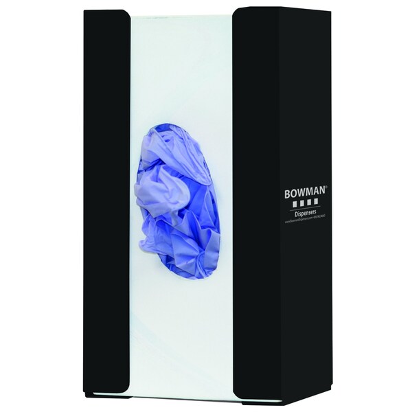 Bowman Dispensers Glove Dispenser, Metal, Black, Single - GL008-0420
