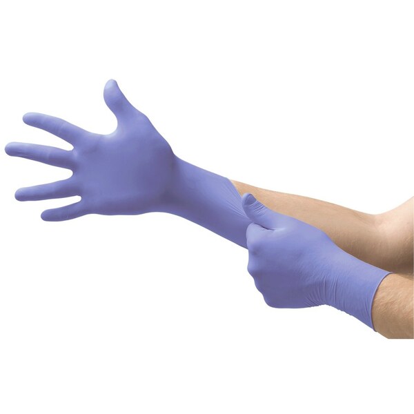 Ansell Supreno, Disposable Gloves, 4.3 mil Palm, Nitrile, Powder-Free, M, Blue - MICSU-690-M