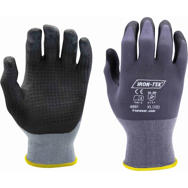 Ironwear Tear-resistant Safety Work Glove | Breathable coating | High Dexterity PR - 4861-XL