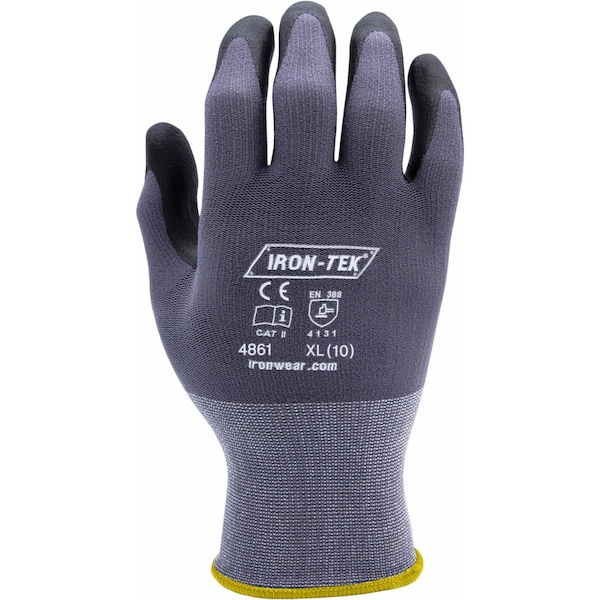 Ironwear Tear-resistant Safety Work Glove | Breathable coating | High Dexterity PR - 4861-XL