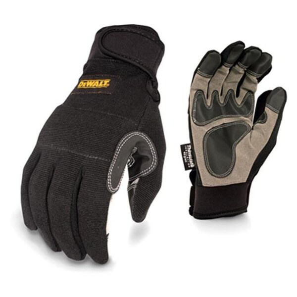 Radians Radians 242568 Dewalt General Utility Synthetic Leather Palm Work Glove - Black; Extra Large - 242568