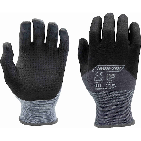Ironwear Strong Grip Cut Resistant Glove A4 | High Dexterity & Sensitivity | Breathable Coating PR - 4863-2XL