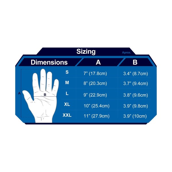 Ge 13 Ga Sandy Nitrile Tpr Impact A 3 Glove S - GG240SC