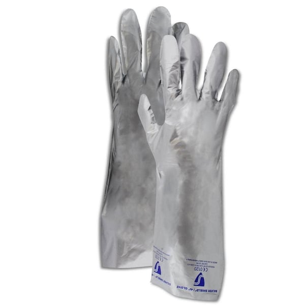 North By Honeywell North Silver Shield SSG Smooth Finish PE and EVOH Blend Gloves, 10PK - SSG/8