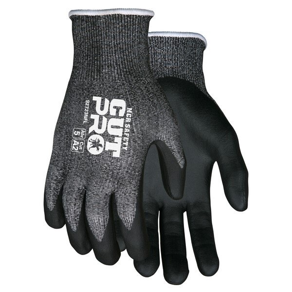 Mcr Safety Memphis Cut Resistant Gloves, Synthetic, X-Large, Black - 92723NFXL