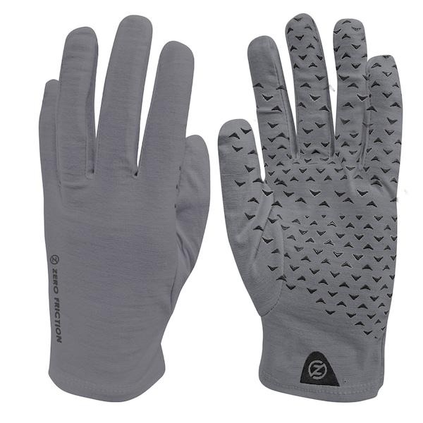 Zero Friction Hygi Anti-Microbial Men’s Glove, 6 Pair Pack, Grey - HYP10003