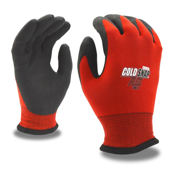 Cordova Cold Snap Flex, PVC, Foam, Thermal, A3 Cut Gloves, XL, 12PK - 3901XL