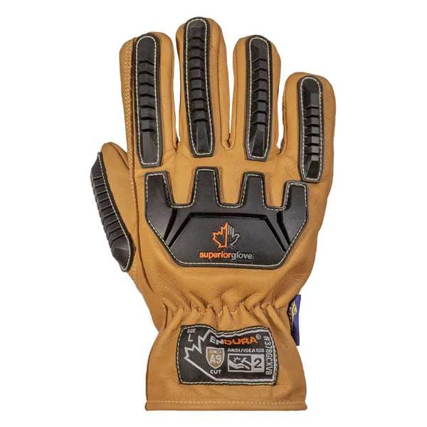 Endura Work Gloves, Drivers, XL, Leather, PR - 378GCXVB-XL