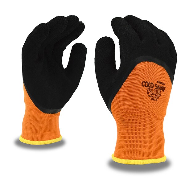 Cordova Cold Snap Plus, Latex, Crinkle, Thermal Gloves, XL, 12PK - 3990XL