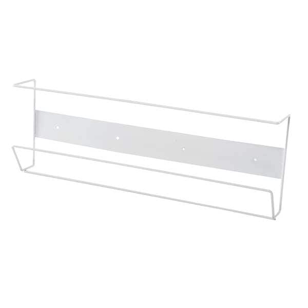Zoro Select Glove Box Dispenser, Enamel-Coated Steel Wire, Holds (4) Boxes , White , 7-1/4"H x 22"W x 3-1/2"D - 6GKY4