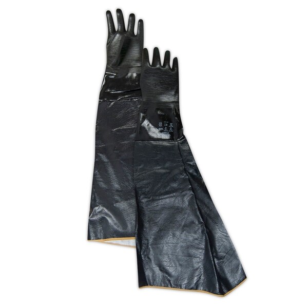 Magid Multimaster 6784R21HL Rough Finish Neoprene Glove with 21 Vinyl Sleeve - 6784R-21HLL