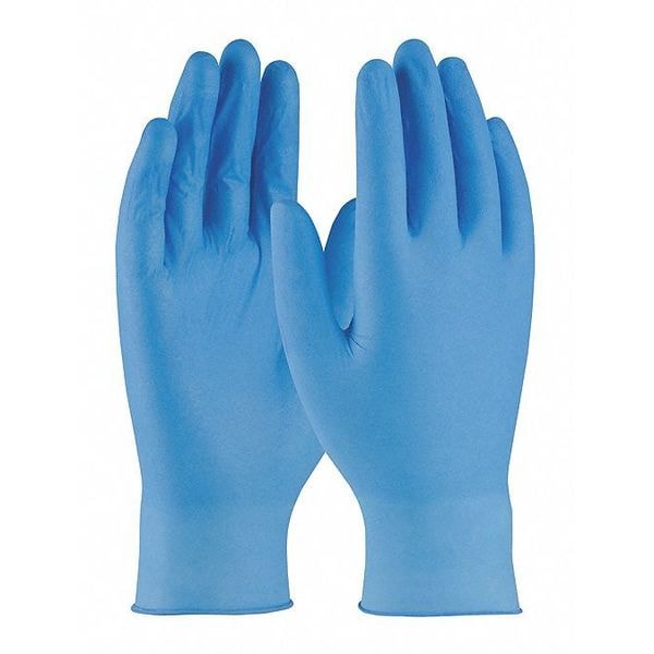 Pip Ambi-dex Axle, Disposable Gloves, 4 mil Palm, Nitrile, Powder-Free, M, 100 PK, Blue - 63-532PF/M