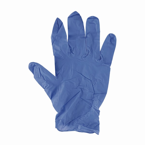 Boardwalk Disposable General-Purpose Nitrile Gloves, Small, Blue, 4 mil, 100PK - 380SBXA