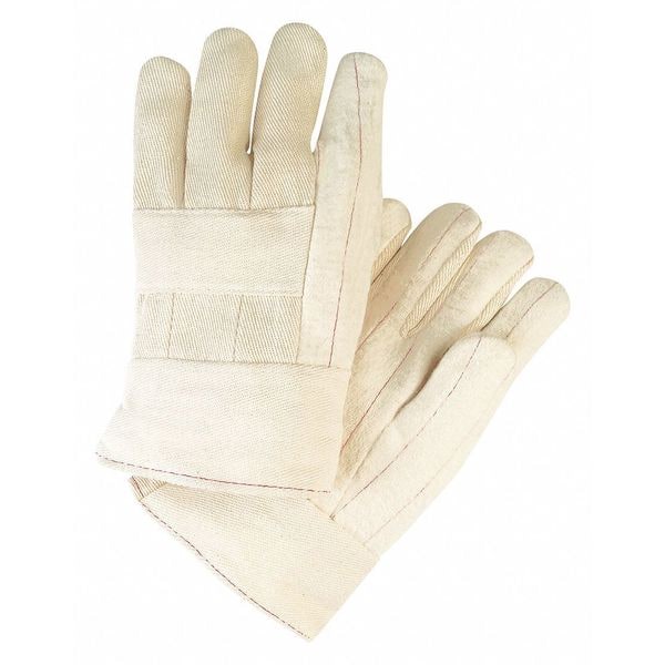 Mcr Safety Hot Mill 9124C Hot Mill Reg Wght 100 per Cotton 2, PK12, 605  Degrees F Max Temp., Slip-On Cuff - 9124C