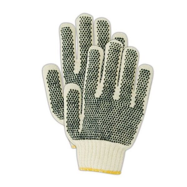 Magid Coated Gloves, Natural, Men's (Fits Large) 12 PK - N93PR