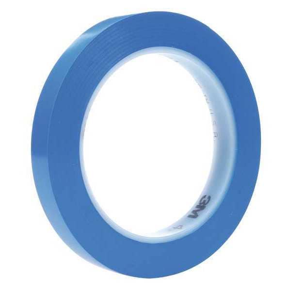 Cinta de vinilo 3M, azul 471, 1/2 pulg. x 36 yd, paquete de 72 - 03119