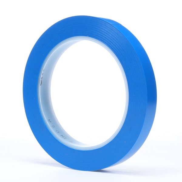 Cinta de vinilo 3M, azul 471, 1/2 pulg. x 36 yd, paquete de 72 - 03119