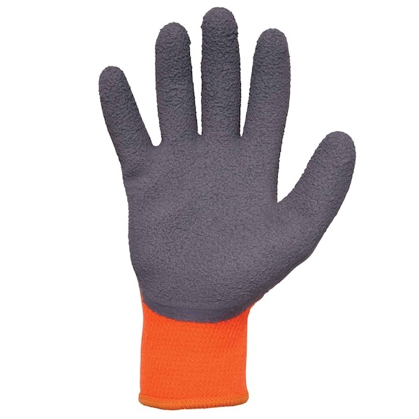 Ergodyne Orange Coated Lightweight Winter Work Gloves, XL, PK144 - 7401-CASE