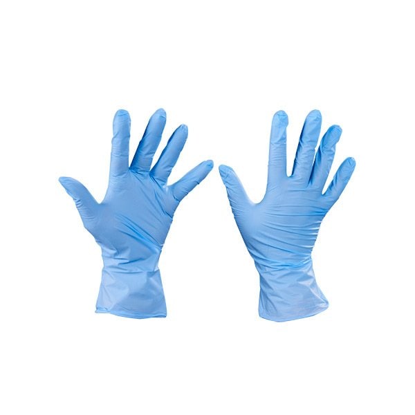 Bsc Preferred Disposable Gloves, 4 mil Palm, Nitrile, Powder-Free, L, 100 PK, Blue - BUY00711785