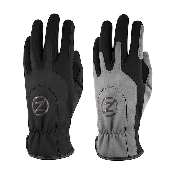 Zero Friction Men's Activewear Universal-Fit Cold Weather Glove(Black & Grey) - CC10005