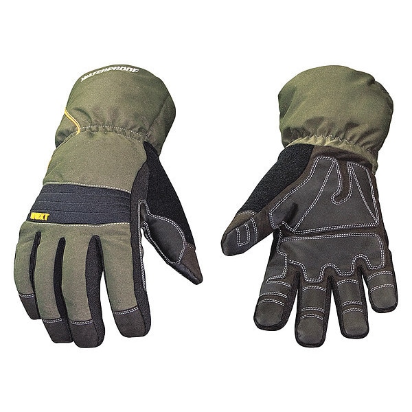 Youngstown Glove Co Cold Protection Gloves, Synthetic Leather Palm, 200g Thinsulate/Micro Fleece Lining, Black, M - 11-3460-60-M