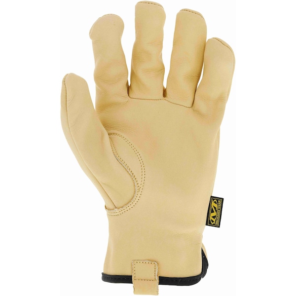 Mechanix Wear Durahide Cow Driver Water-Resistant Leather Wrk Gloves (Medium, Brown) - LDCW-75-009