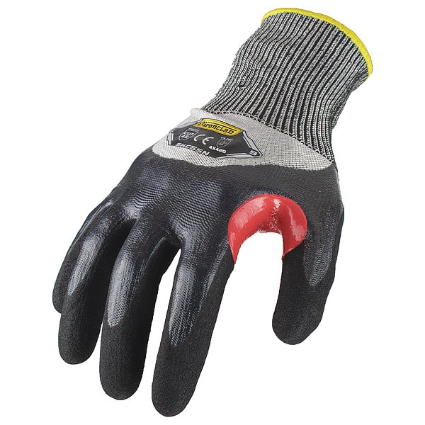 Ironclad Performance Wear Knit Gloves, Cut Level A5 , Double Dipped , Nitrile , Sandy , XL 1 PR - SKC5SN-05-XL