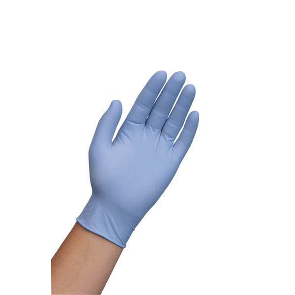 Ansell FFE-775, Disposable Gloves, 4.7 mil Palm, Nitrile, Powder-Free, M (8), 50 PK, Blue - FFE-775-M