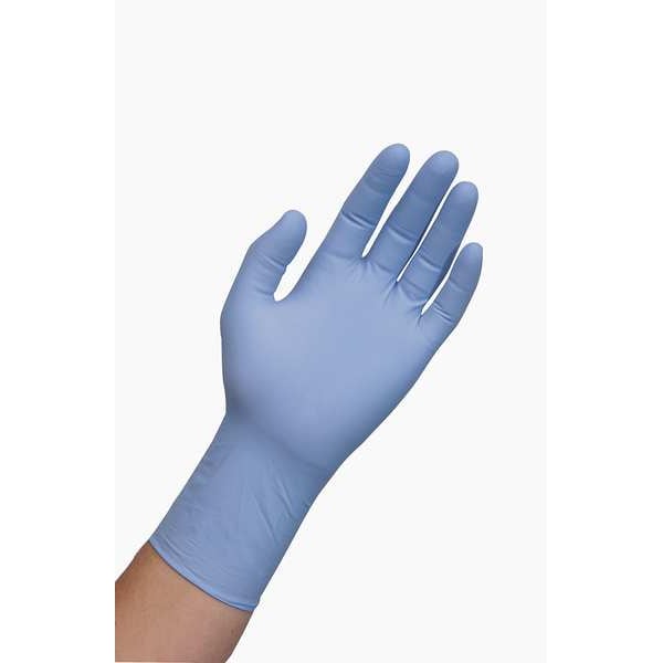 Ansell FFE-775, Disposable Gloves, 4.7 mil Palm, Nitrile, Powder-Free, M (8), 50 PK, Blue - FFE-775-M
