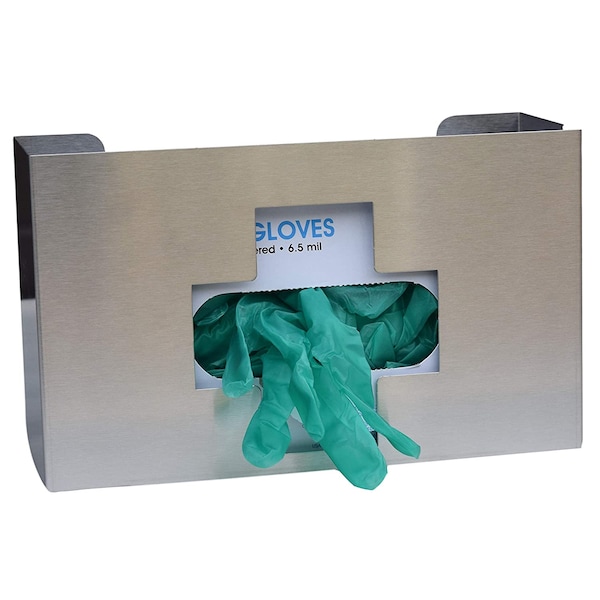 Omnimed Stainless Steel "Medical Cross" Glove Box Dispenser (Single) - 305335
