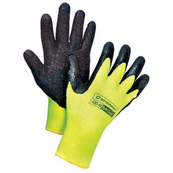 Honeywell Cold Protection Cut-Resistant Gloves, Acrylic | Nylon Palm, Acrylic Thermal Lining, Black/Yellow, S - 400-S